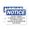 Signmission Do Not Throw Flammable Products In Trash OSHA Notice Sign, Vinyl Decal, 10in W x 7in L, 2PK OS-2PACK-NS-D-710-L-11384 - alternate 1